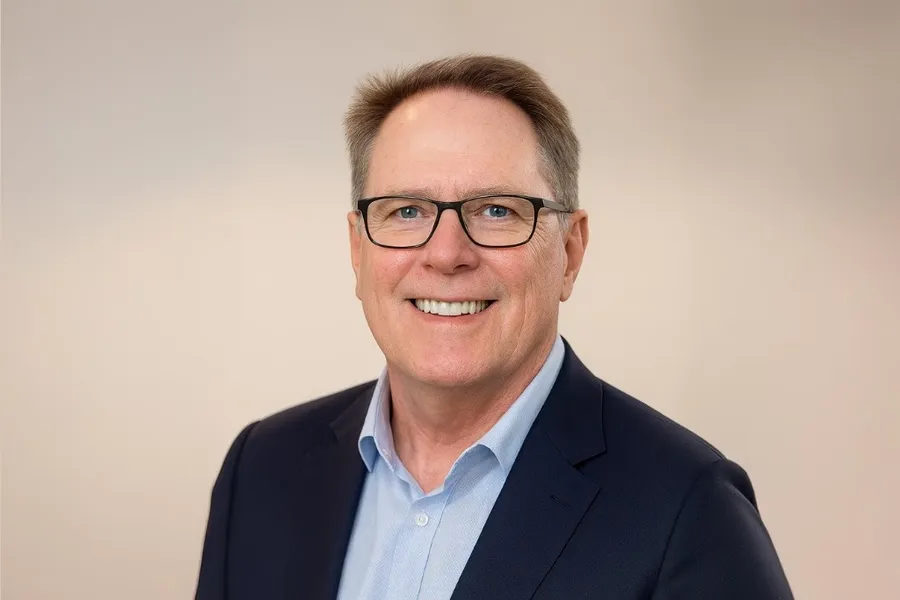 Portrait of Peter Synnott, Director of Lasercraft Australia