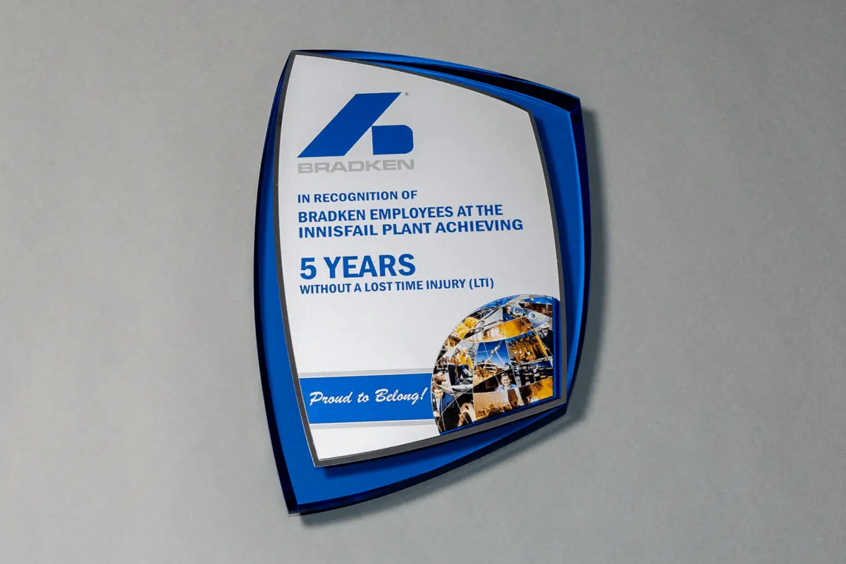 Allegro Award Plaque, Fusion series